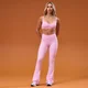 MP Women's Tempo Ruched Front Flared Legging - Cosmo Roze