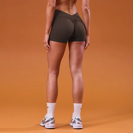 MP Women's Tempo Dipped Waist Short - Cacao