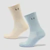 MP Reflecterende Hardloopsokken (2 Paar) - Boter/Babyblauw
