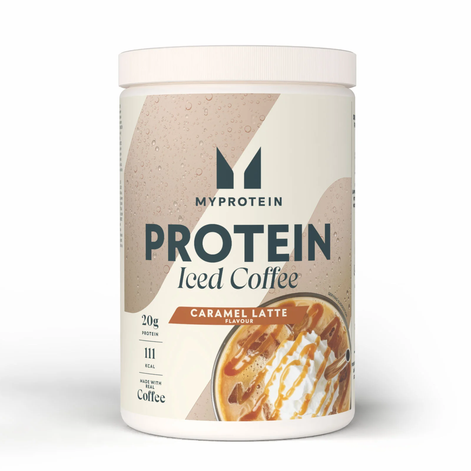 Protein Iced Coffee - 600G - 20servings - Iced Caramel Latte Afbeelding 1