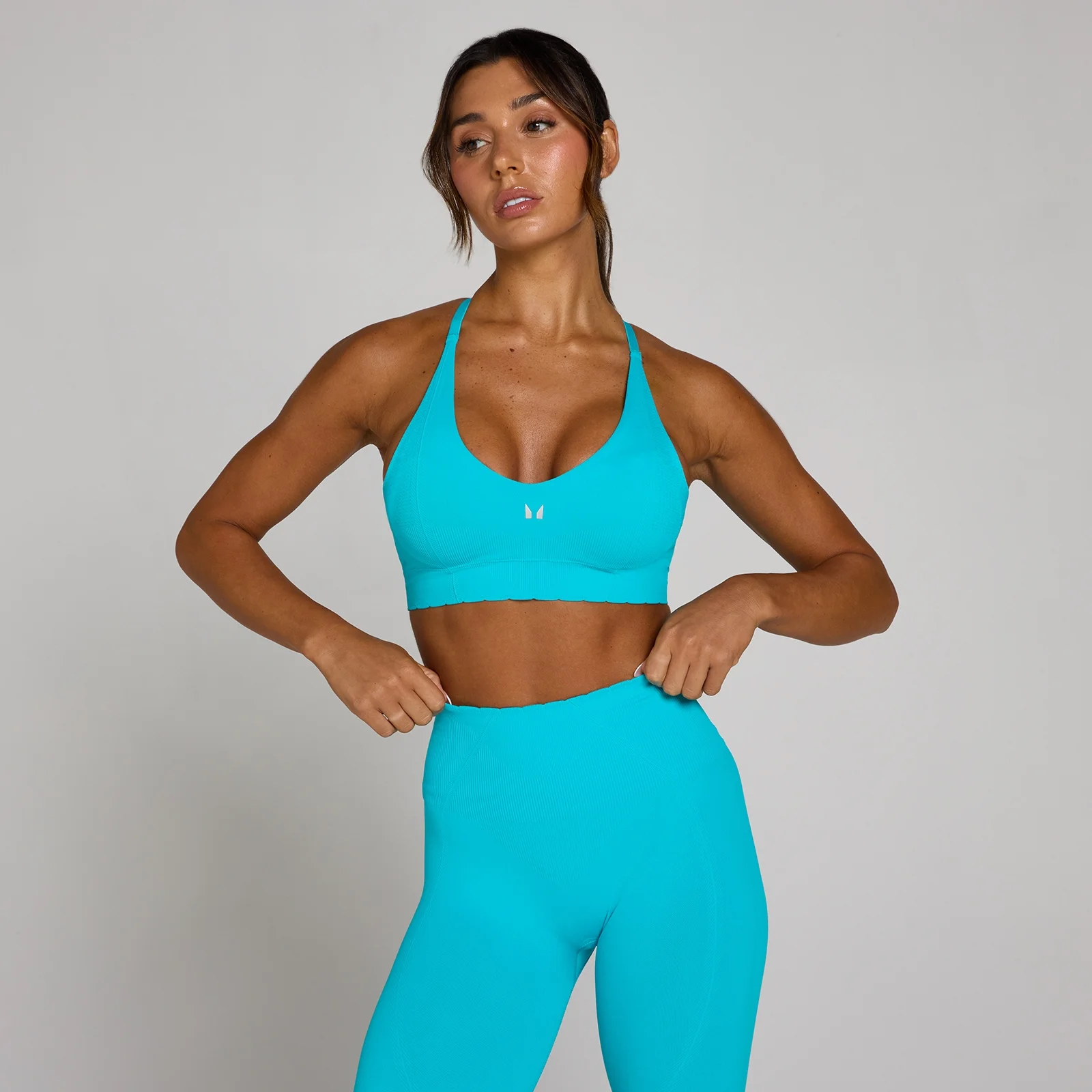 MP Women's Tempo Ultra Naadloze Sport-bh - Elektrisch Blauw - XS Afbeelding 1