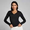 MP Dames Tempo Long Sleeve Collared Top - Zwart
