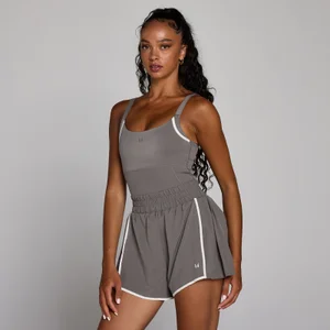 MP Dames Velocity Contrast Geplooide All In One - Asgrijs - Size S