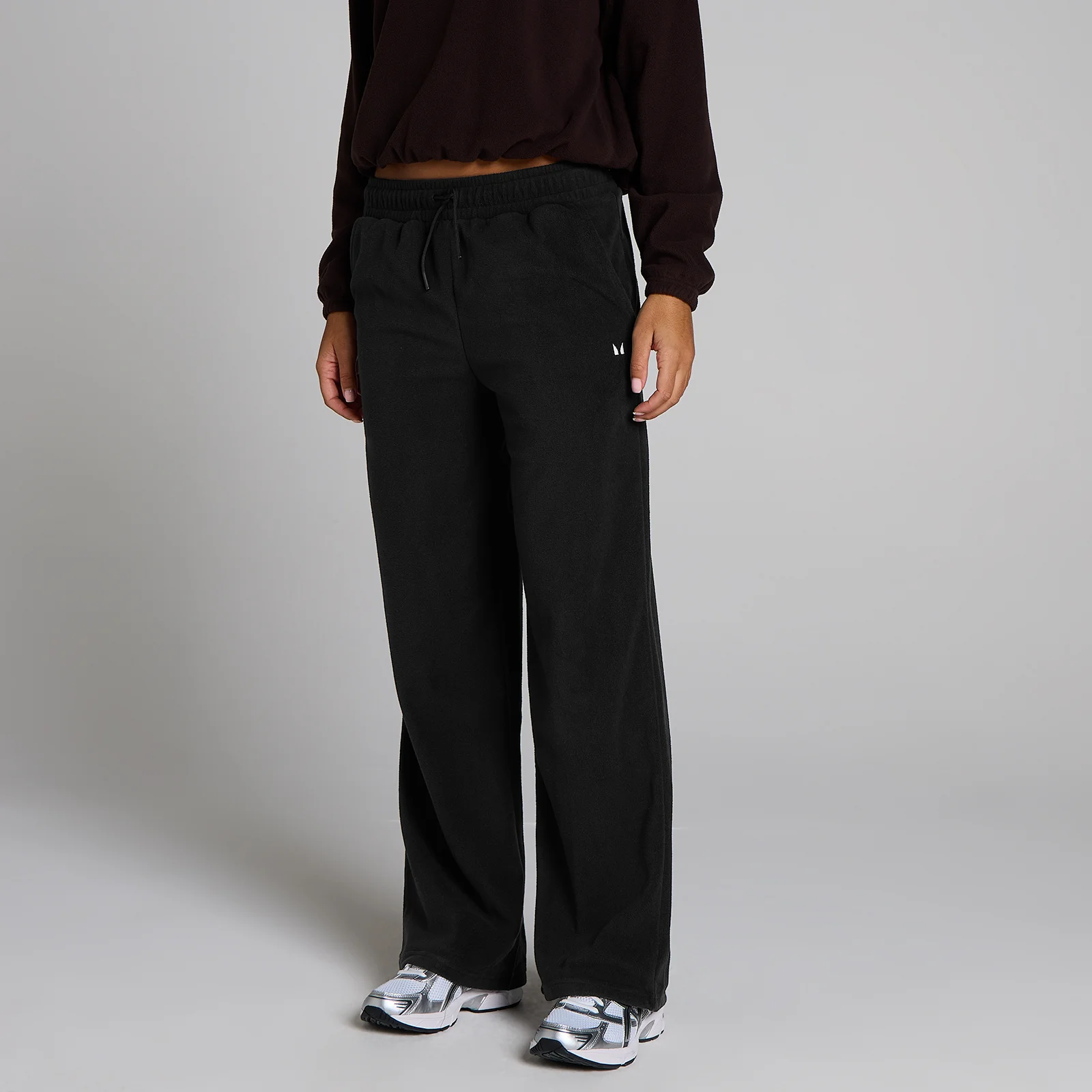 MP Dames Fleece Rechte Joggingbroek - Zwart - XS Afbeelding 1