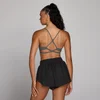 MP Women's Tempo Adjustable Strappy Back Sports Bra - Donkergrijs