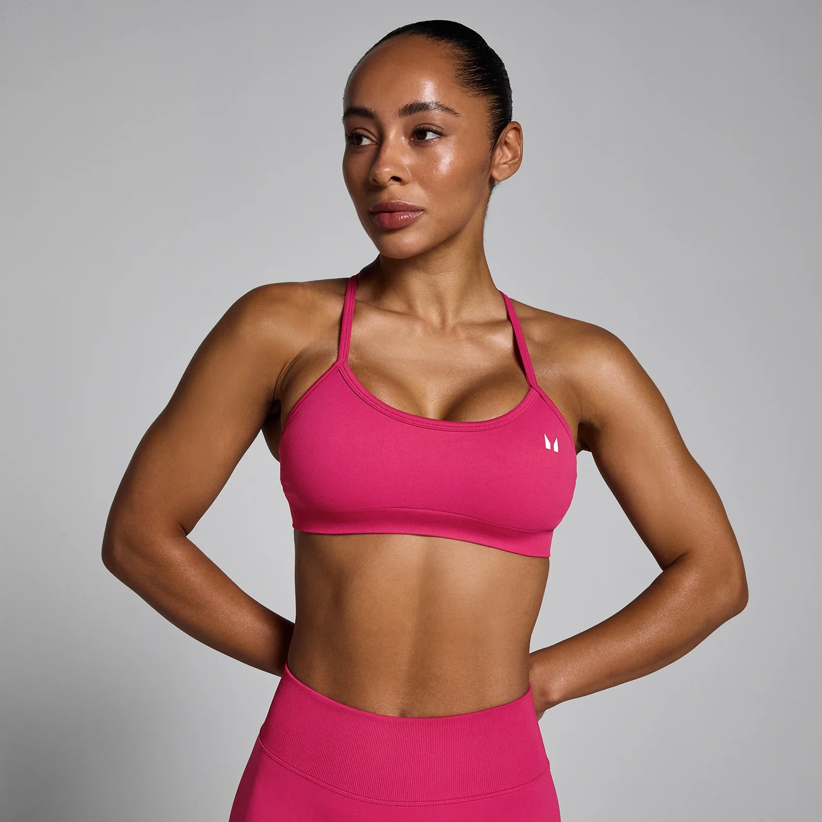 MP Dames Lift Seamless Strappy Bra - Bold Berry - XS Afbeelding 1