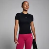 MP Women's Lift Naadloos Body Fit T-Shirt - Zwart