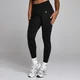 MP Women's Seamless Invisible Scrunch Legging - Gewassen Zwart