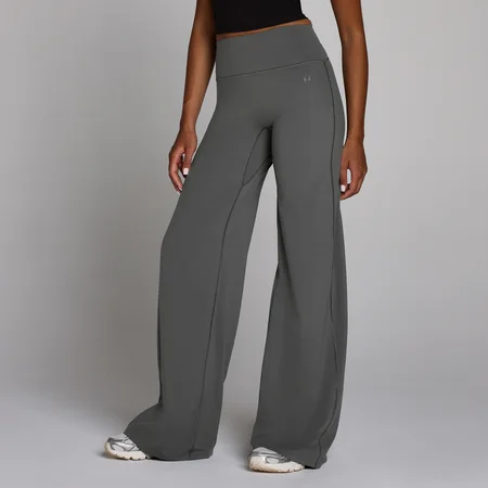 MP Women's Tempo Wide Leg Leggings - Donkergrijs