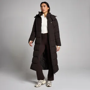 MP Women's Maxi Gewatteerde Puffer Jas - Cacao - Size XS