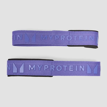 Myprotein Siliconen Grip Lifting Straps in Tas - Power Indigo