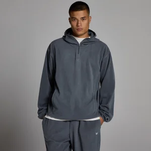 MP Heren Fleece 1/4 Rits Hoodie - Graniet - Size L