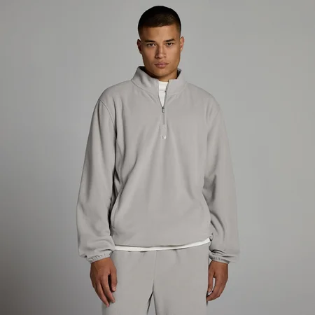 MP Heren Fleece 1/4 Rits - Sustained Grijs
