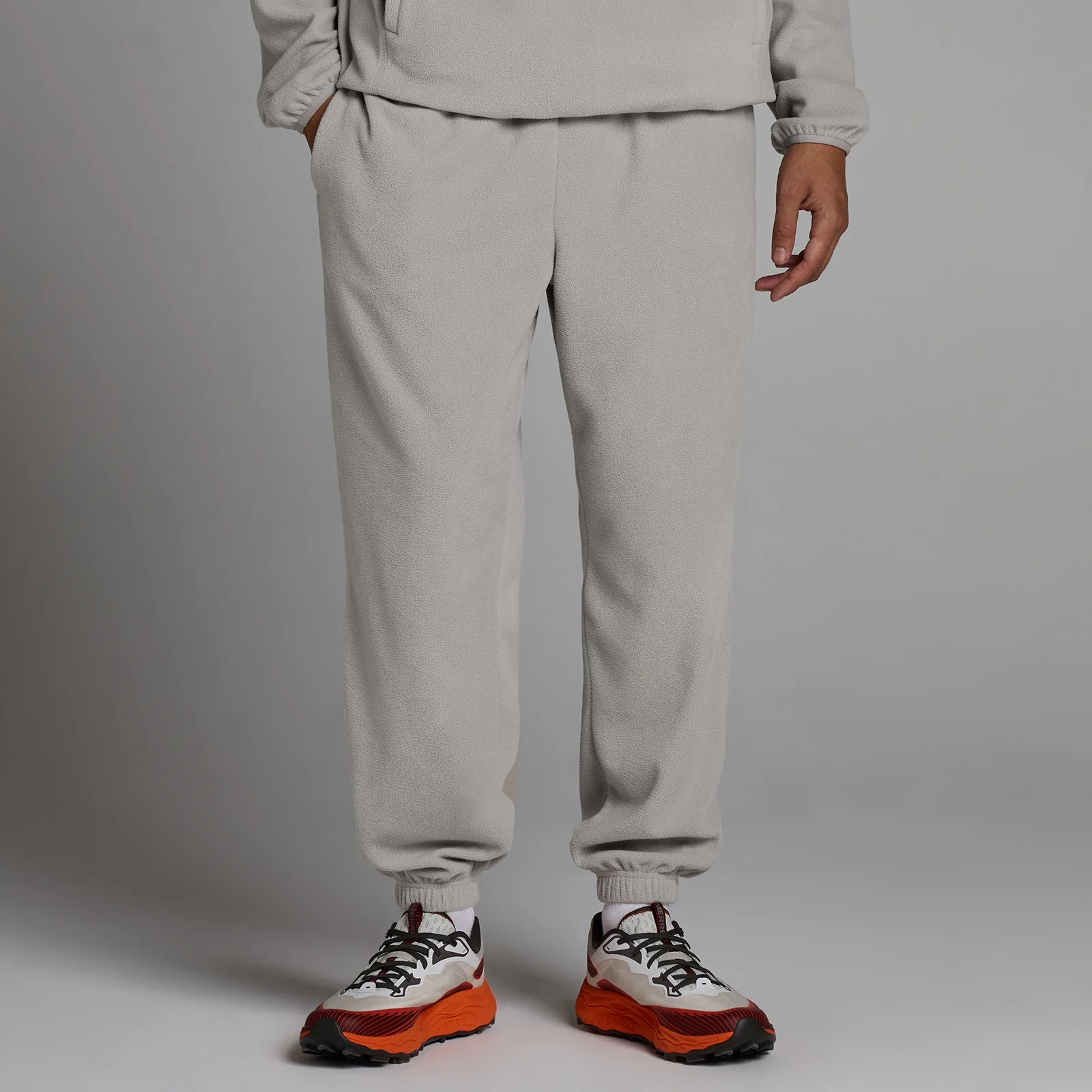 MP Heren Fleece Joggingbroek - Sustained Grey - L Afbeelding 1