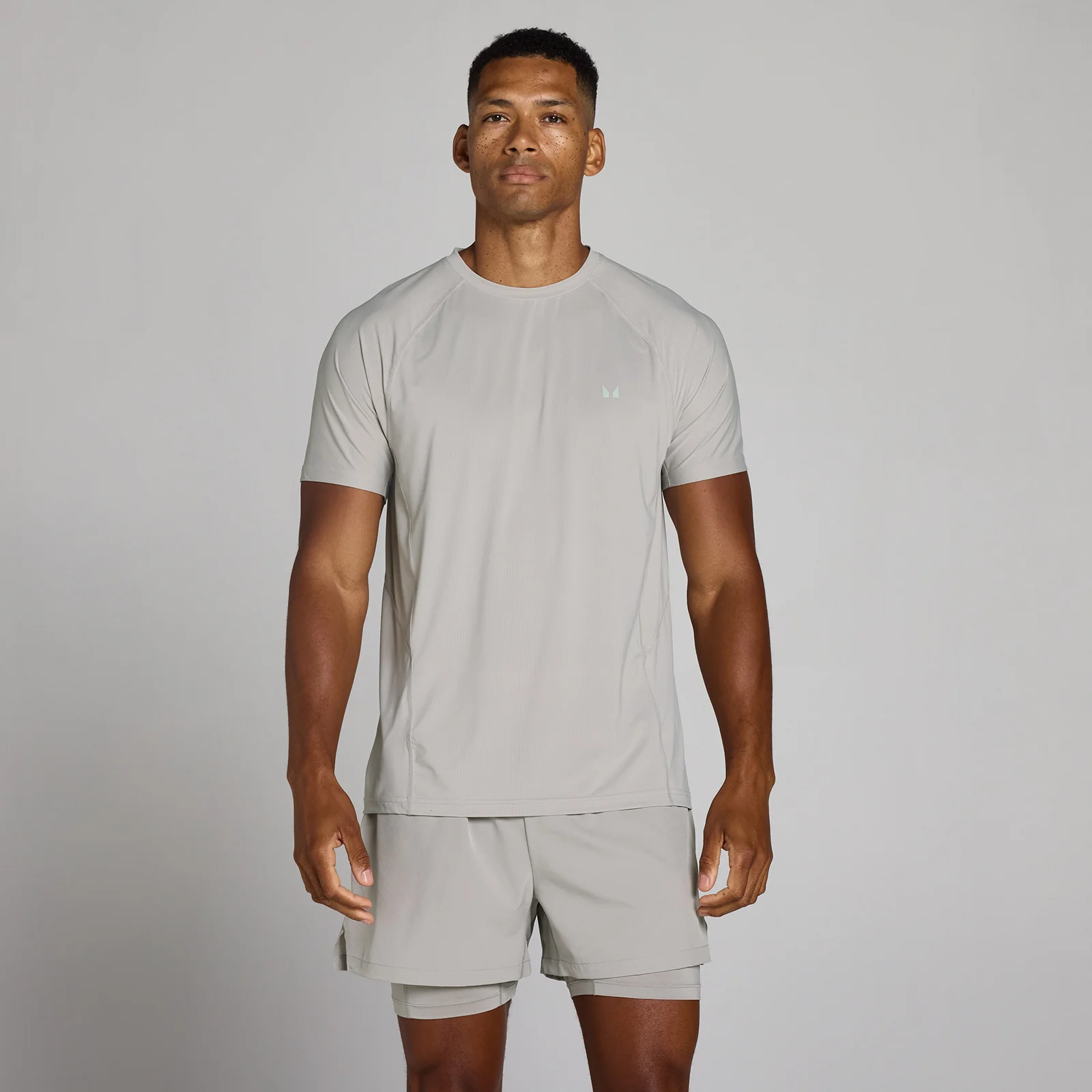 MP Men's Training Ultra Mesh T-Shirt - Chalk Grey - XL Afbeelding 1