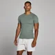 MP Heren Lift Geribd Muscle Fit T-Shirt - Gunmetal