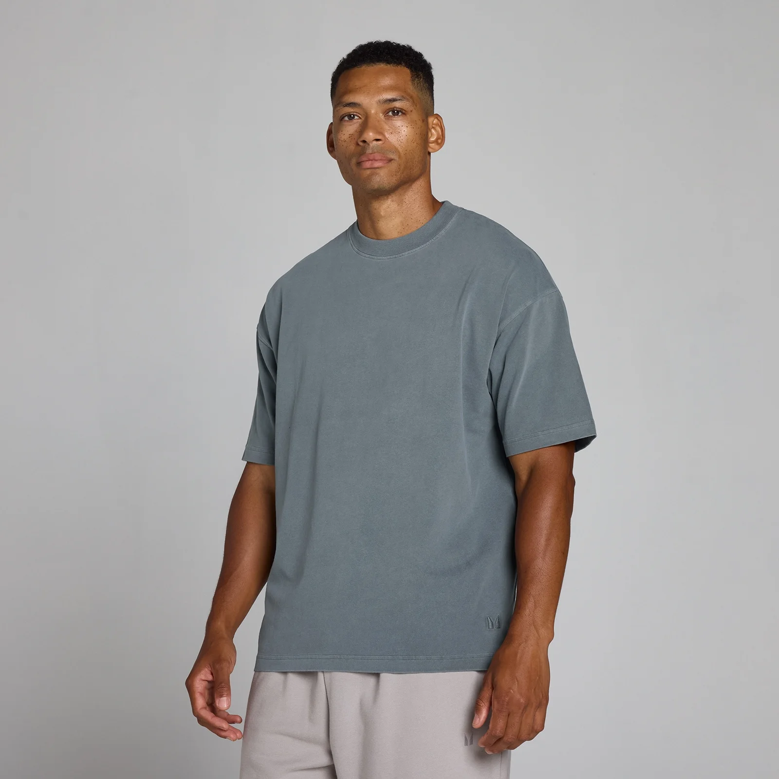 MP Men's Washed Oversized T-Shirt - Future Blue - L Afbeelding 1