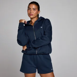 MP Dames Basics Zip Through Hoodie - Middernacht - Size S