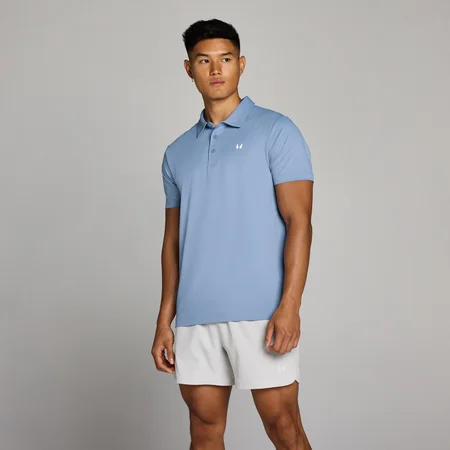 MP Men's Training Polo Shirt - Mistblauw
