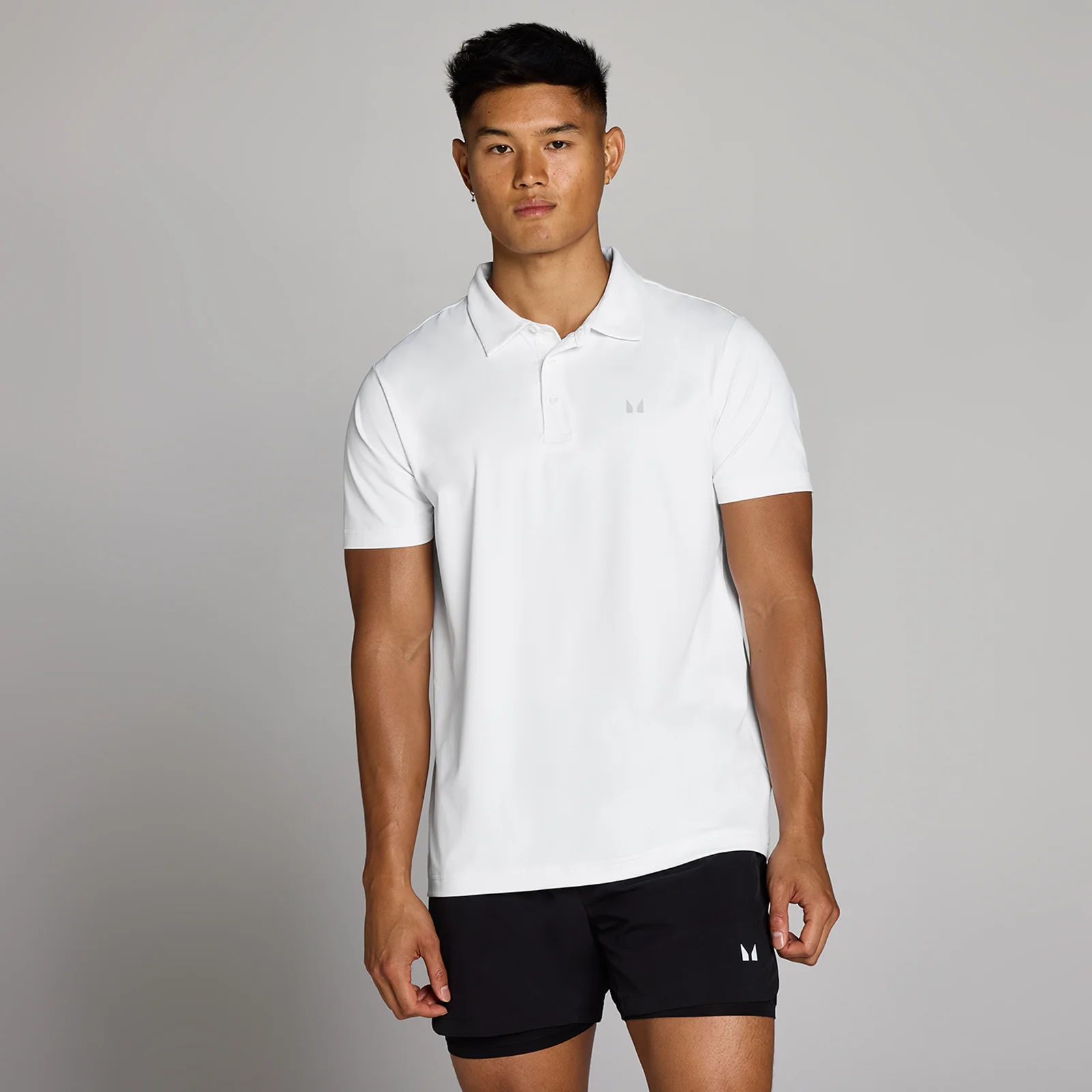 MP Men's Training Polo Shirt - Wit - L Afbeelding 1