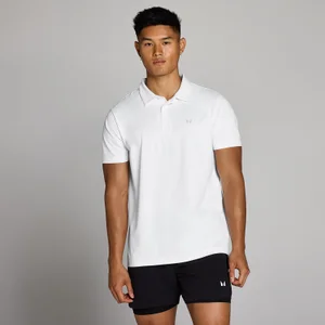 MP Men's Training Polo Shirt - Wit - Size L