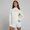 MP Dames Tempo Ultra Naadloos Vest met Rits - Mist/Zilver