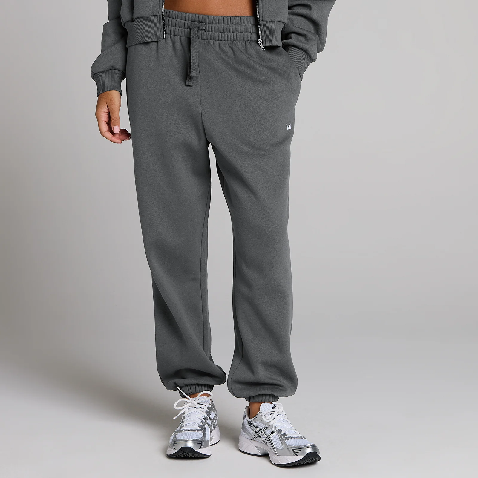 MP Women's Basics Oversized Joggingbroek - Donkergrijs - S Afbeelding 1