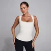 MP Dames SculptForm Square Neck Vest - Pearl