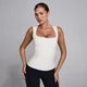 MP Dames SculptForm Square Neck Vest - Pearl