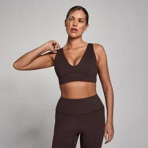 MP Women's SculptForm V-hals Longline Sport-bh - Cacao - Size XS