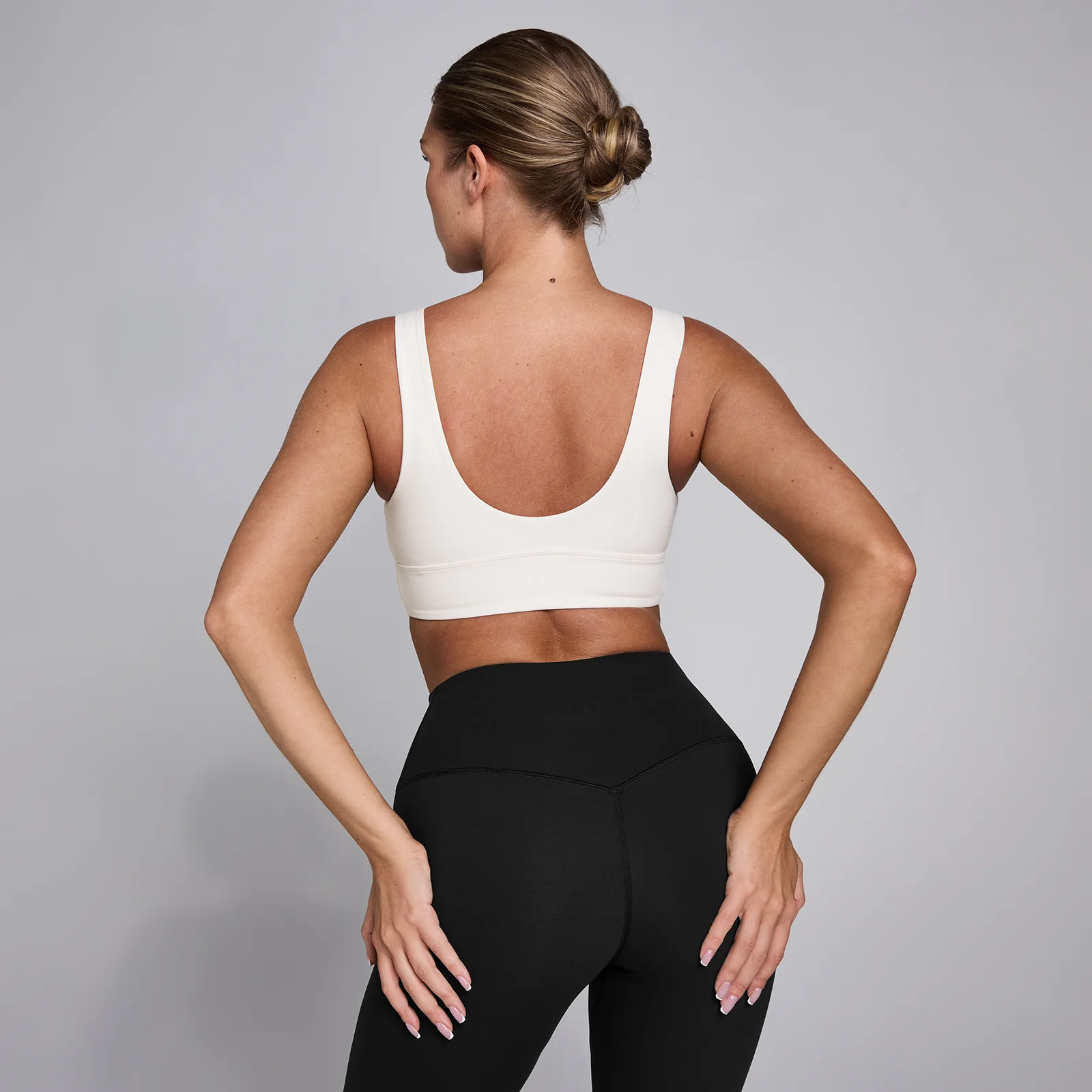 MP Women's SculptForm V-hals Longline Sport-bh - Parelwit - XS Afbeelding 2