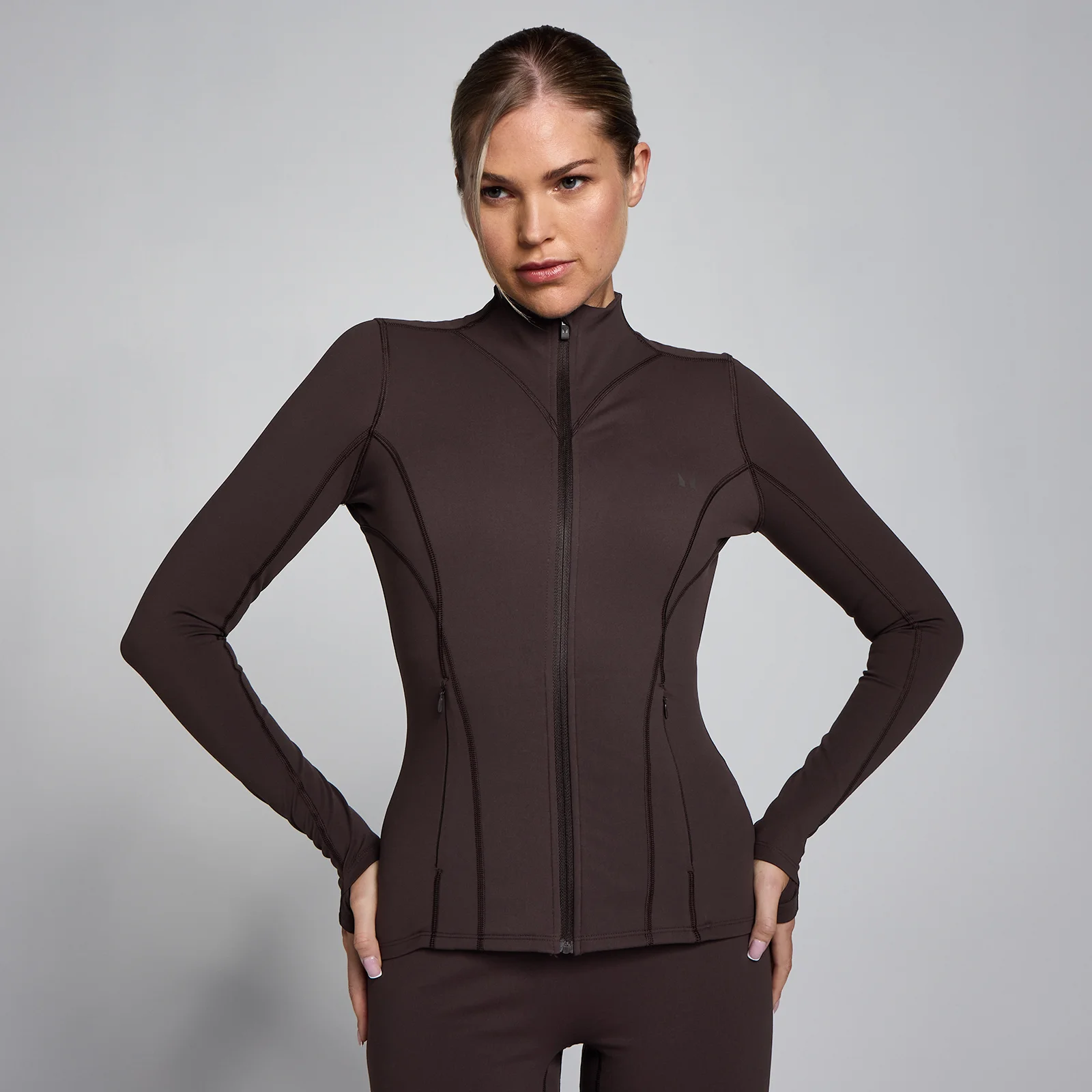 MP Women's SculptForm Zip Through Jacket - Cacao - XS Afbeelding 1