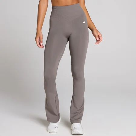 MP Dames Tempo Naadloze Flared Legging - Donkere Truffel