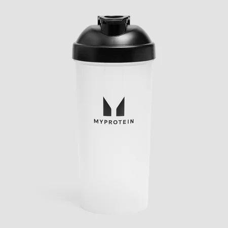 Myprotein Plastic Shaker 1L - Transparant/Zwart