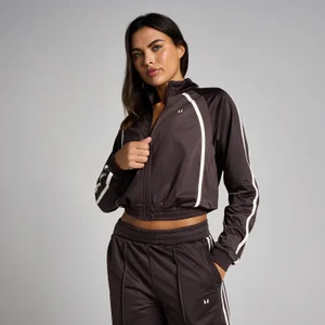 MP Women's Tricot Trainingsjack - Cacao/Vanille - Size M