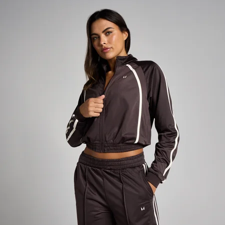 MP Women's Tricot Trainingsjack - Cacao/Vanille