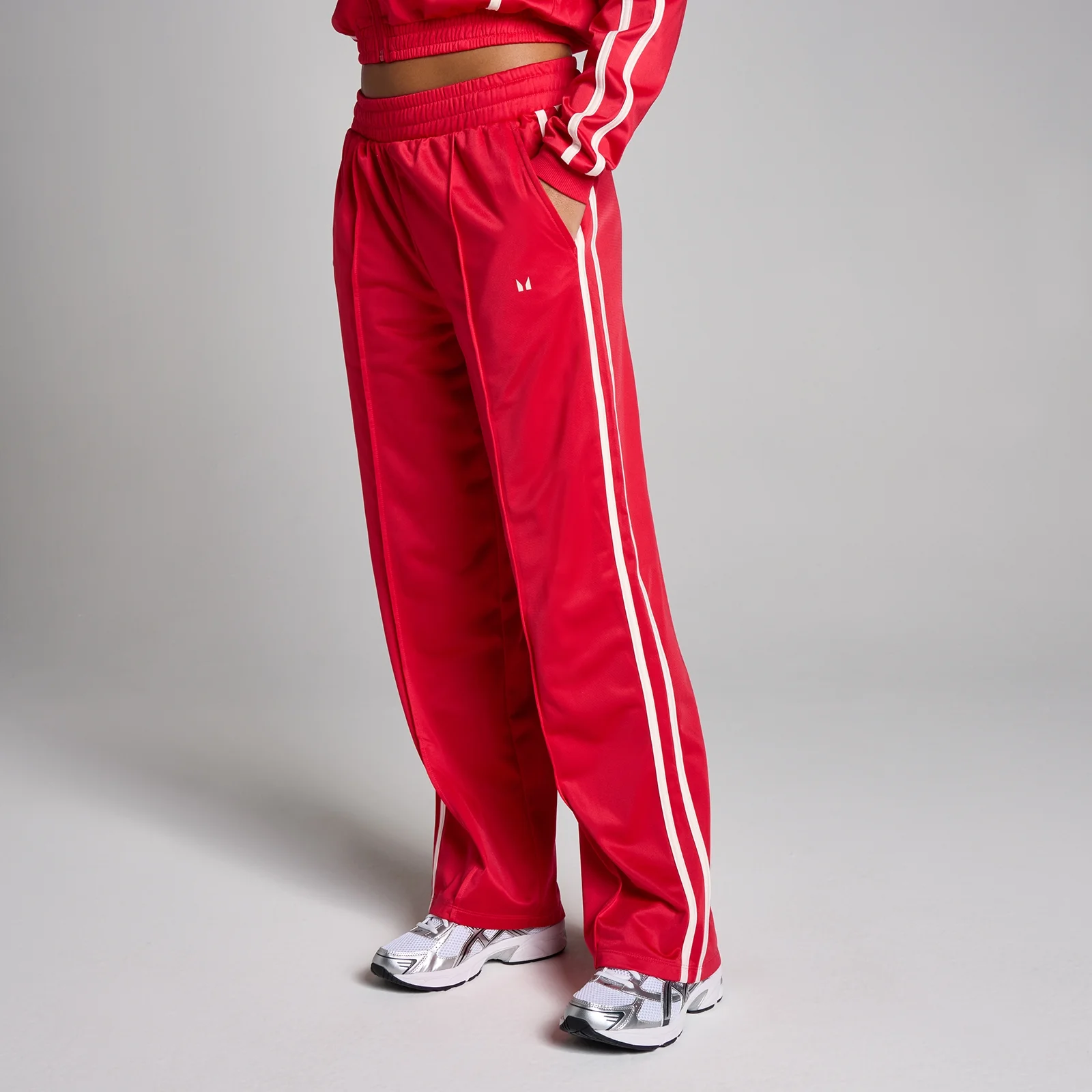 MP Women's Tricot Track Rechte Pijp Joggingbroek - Chilli - S Afbeelding 1