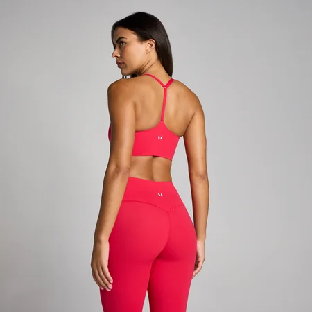 MP Women's Tempo Strappy Racerback Sport-bh - Chilli