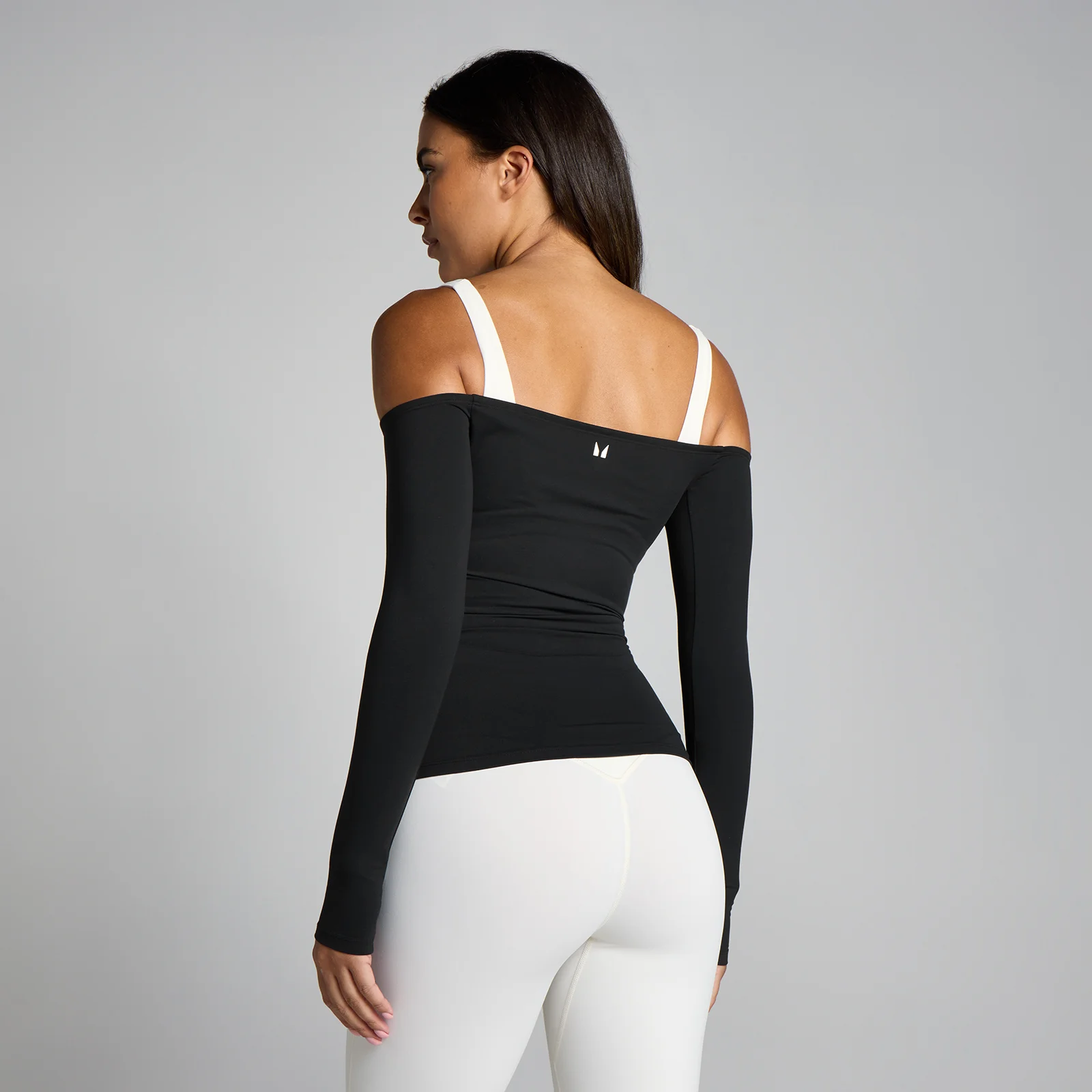 MP Dames Tempo Off The Shoulder LS Top - Zwart - S Afbeelding 2