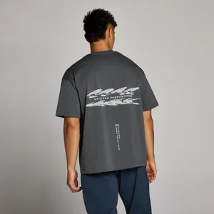 MP Men's Hybrid Built For Performance Graphic T-Shirt - Donkergrijs - Size M