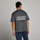 MP Men's Hybrid Built For Performance Graphic T-Shirt - Donkergrijs