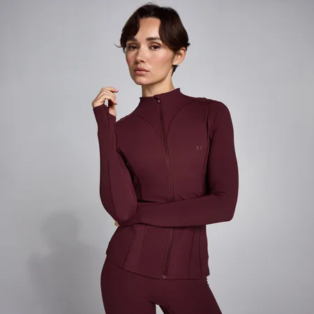 MP Women's SculptForm Jas met Rits - Diep Bessenwijn