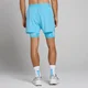 MP Heren Hybrid Lightweight 5" 2-in-1 Short - Cerulaanblauw