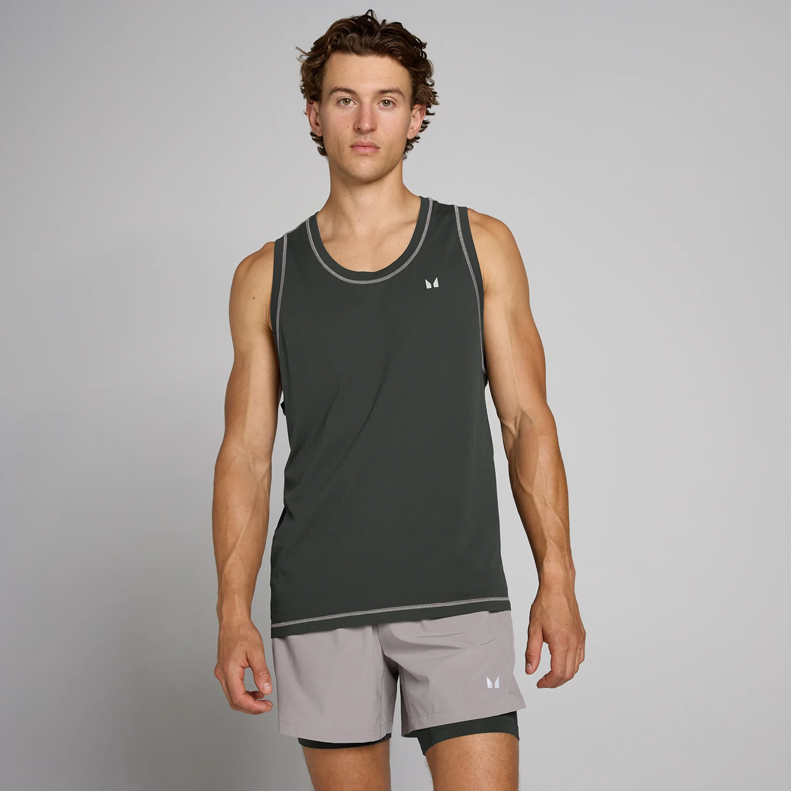MP Heren Velocity Ultra Seamless Tanktop - Gewassen Zwart - XS Afbeelding 1