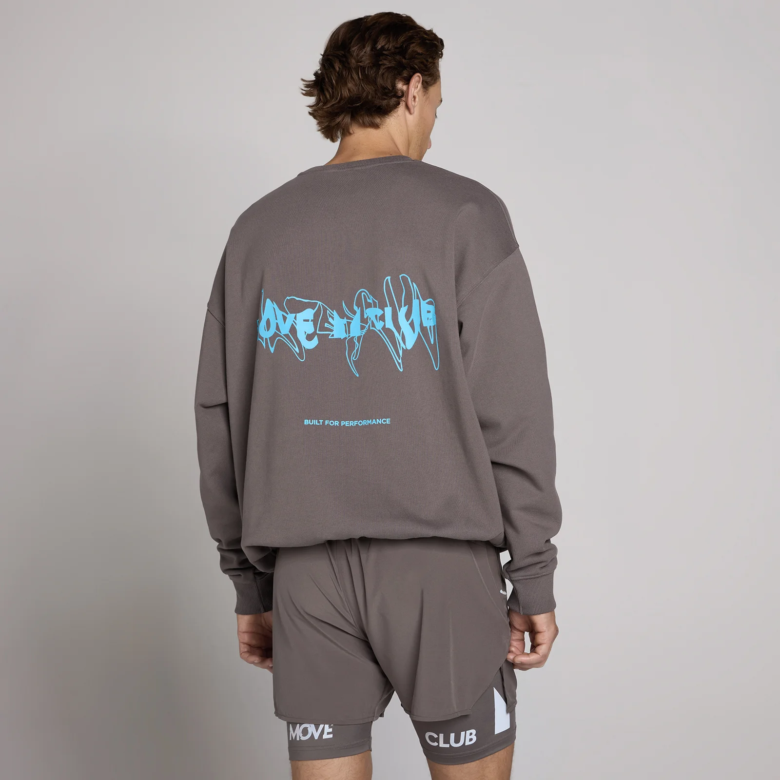 MP Unisex Hybrid Grafisch Sweatshirt - Asgrijs - M Afbeelding 1