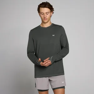 MP Heren Velocity Ultra Longsleeve Top - Gewassen Zwart - Size XS