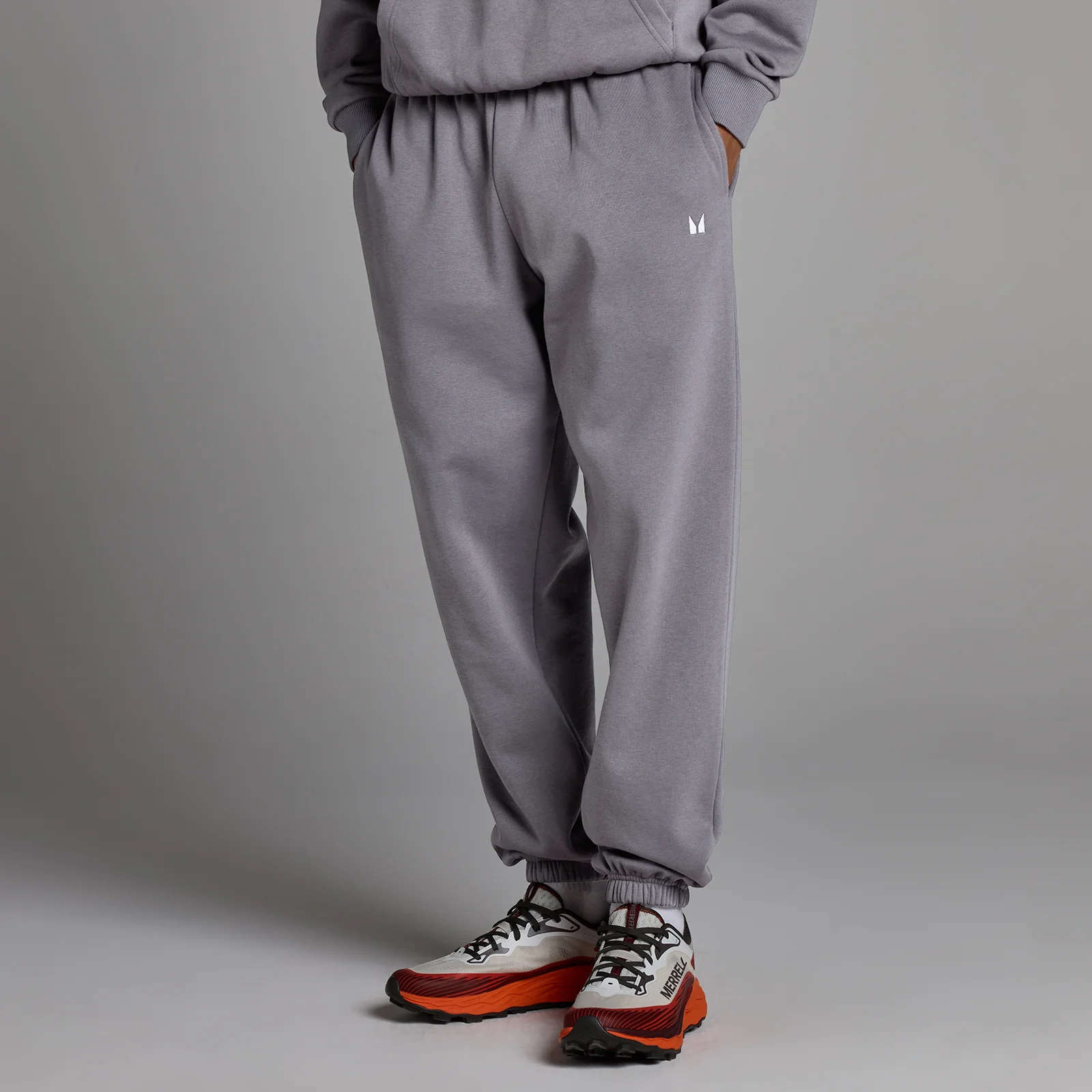 MP Heren Rest Day Oversized Joggingbroek - Donker Gemêleerd - XS Afbeelding 1