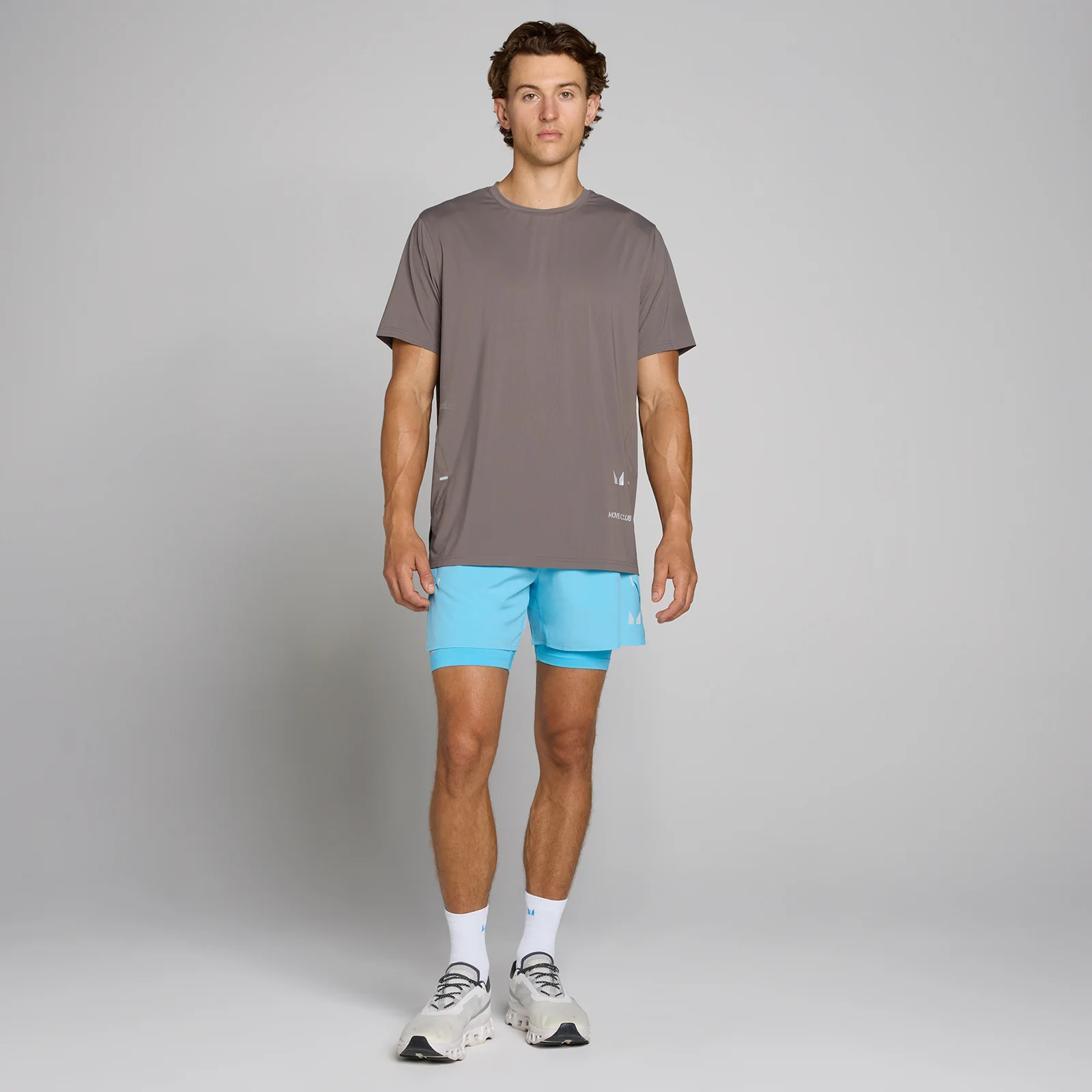 MP Hybrid Mesh T-shirt voor heren - Asgrijs - XS Afbeelding 3
