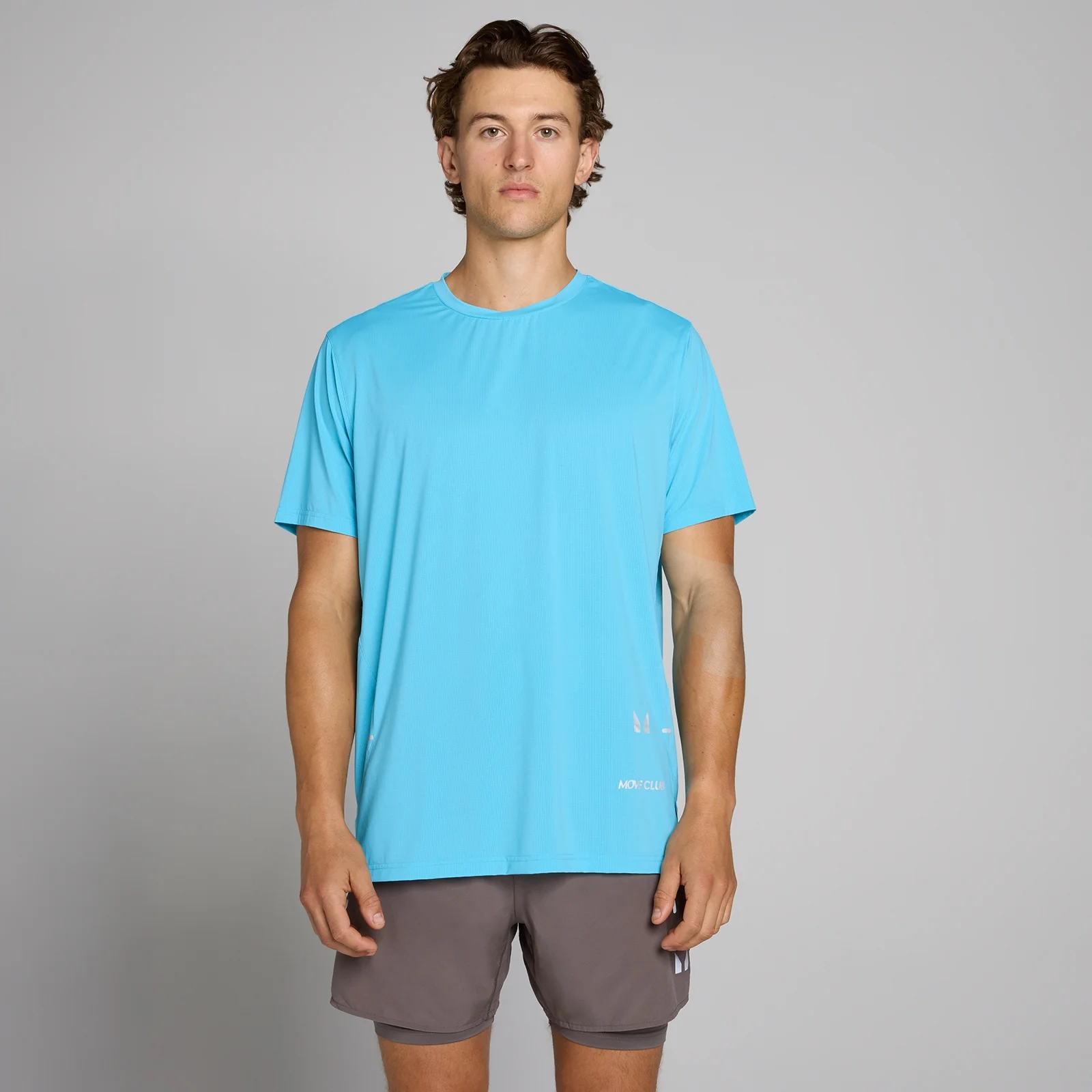 MP Hybrid Mesh T-shirt voor heren - Hemelsblauw - XS Afbeelding 2