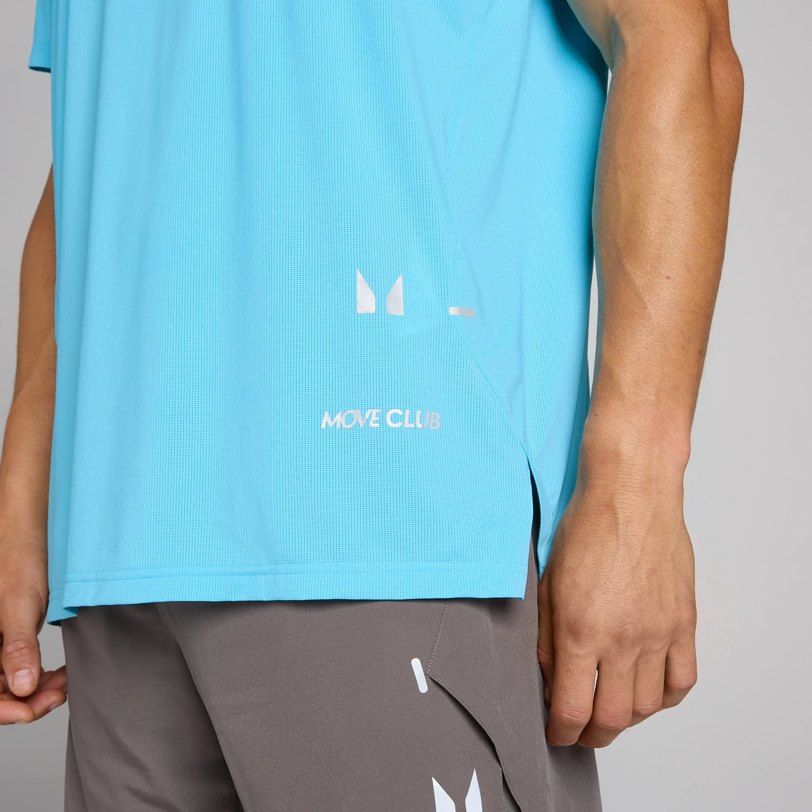MP Hybrid Mesh T-shirt voor heren - Hemelsblauw - XS Afbeelding 4